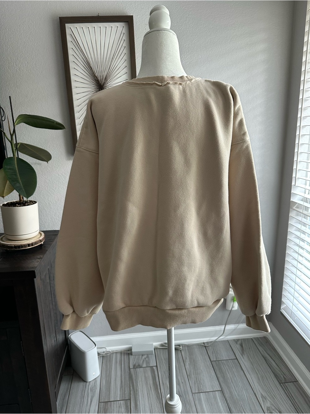 Selkie Cream Graphic Crewneck Sweatshirt Featuring Classical Painting - Picture 5 of 8